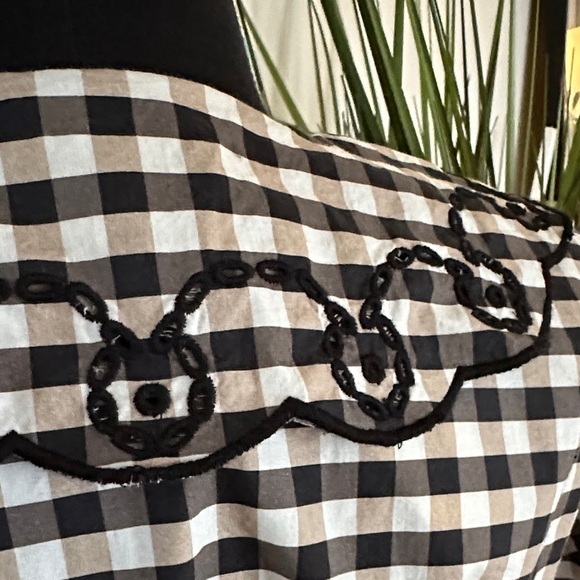 Anthropologie Maeve Long Sleeve Scallop Tie-Front Blouse One Size - Picture 11 of 14